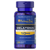 Puritan's Pride Super Strength Melatonin 10mg, Rapid Release Capsules